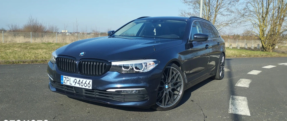 BMW Seria 5 cena 89999 przebieg: 104854, rok produkcji 2018 z Szczecin małe 121